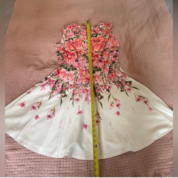 Gabby Skye Women's Floral Fit and Flare
Sleeveless Dress Size 12 - Picture 8 of 9